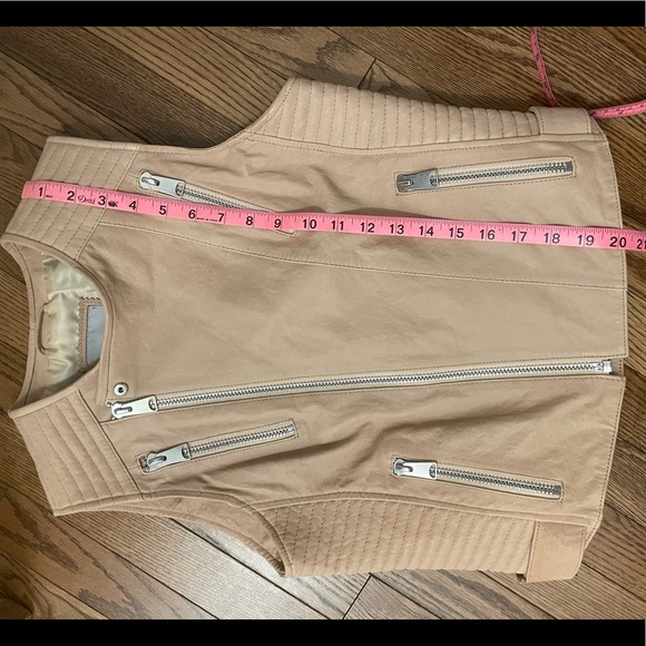 Anine Bing Leather Moto Vest - Picture 16 of 16